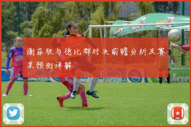 谢菲联与德比郡对决前瞻分析及赛果预测详解
